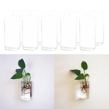 

10pcs Clear Ball Shape Glass Flower Vase Plant Bottle Home Decor Terrarium