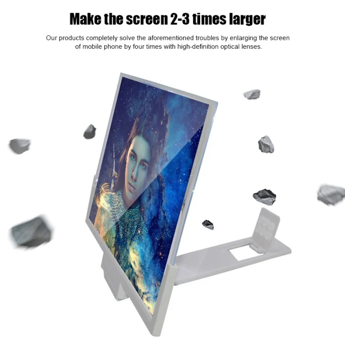 14 дюймов 3D HD увеличитель для экрана телефона усилитель видео увеличитель экрана