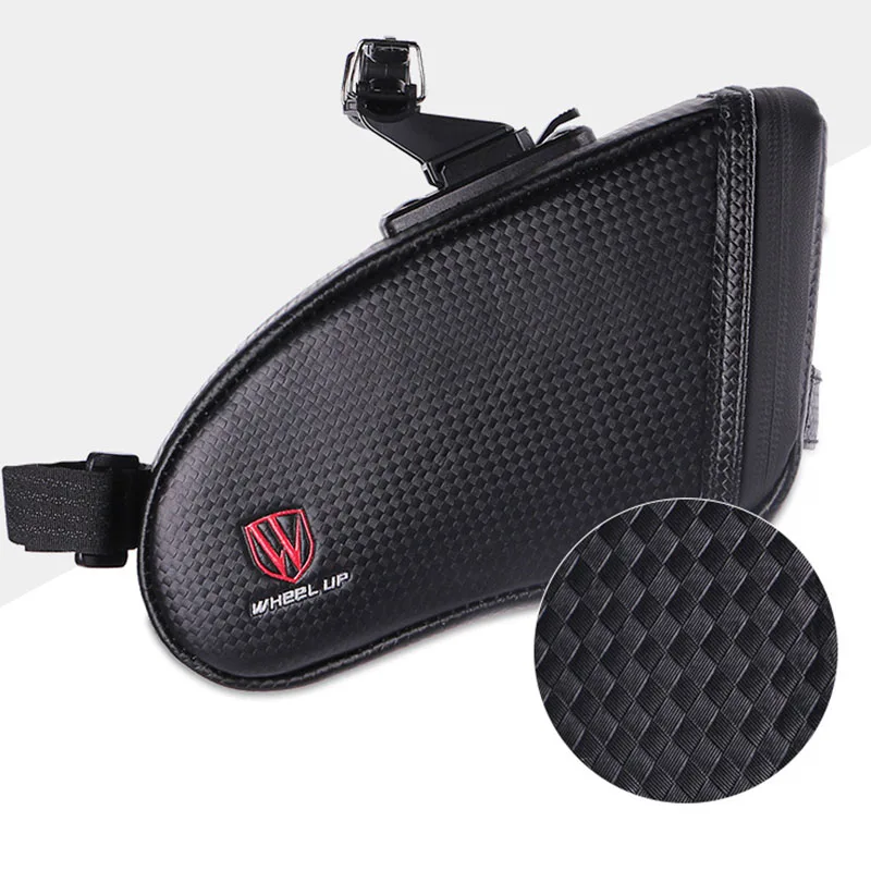 1*Portable Carrying Tail Bicycle Bag Waterproof Zipper Saddle Cycling Outdoor Black Storage