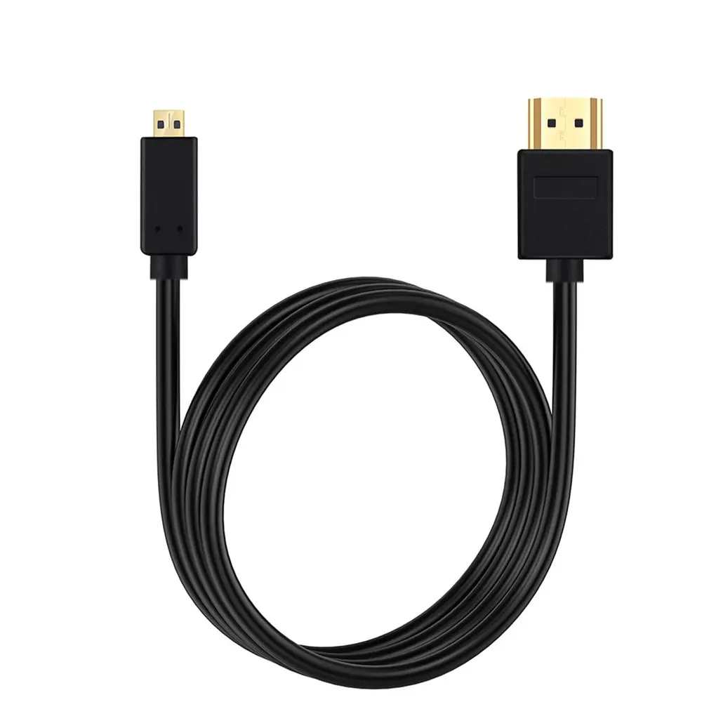 Micro HDMI-совместимый с адаптер для кабеля 4K 60 Гц Ethernet возврата аудио совместимый GoPro