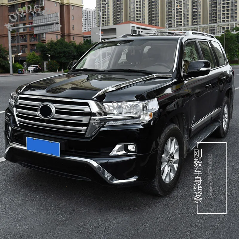 Automotive ABS Chrome Rear Bumper Molding Trim Strip For 201619 Toyota