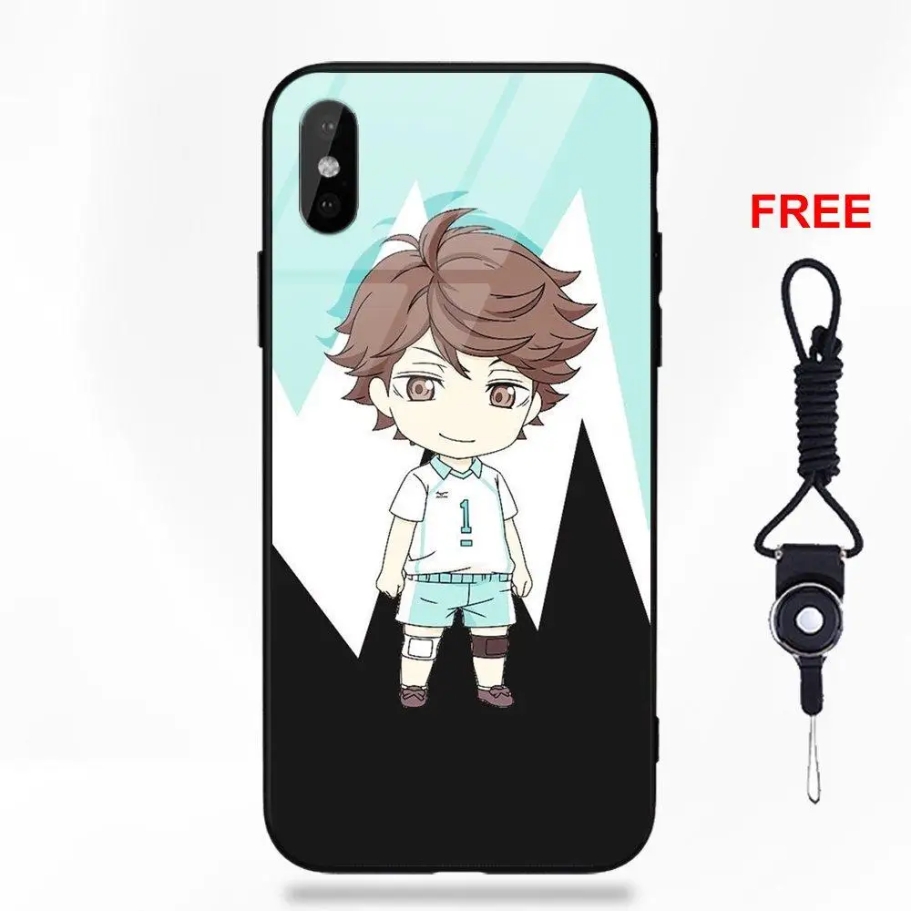 Мультфильм Oikawa Tooru Haikyuu для Galaxy S8 S9 Plus для huawei Honor 7X P20 Lite mate 10 Pro Redmi 5 Note 5A 6 закаленное стекло