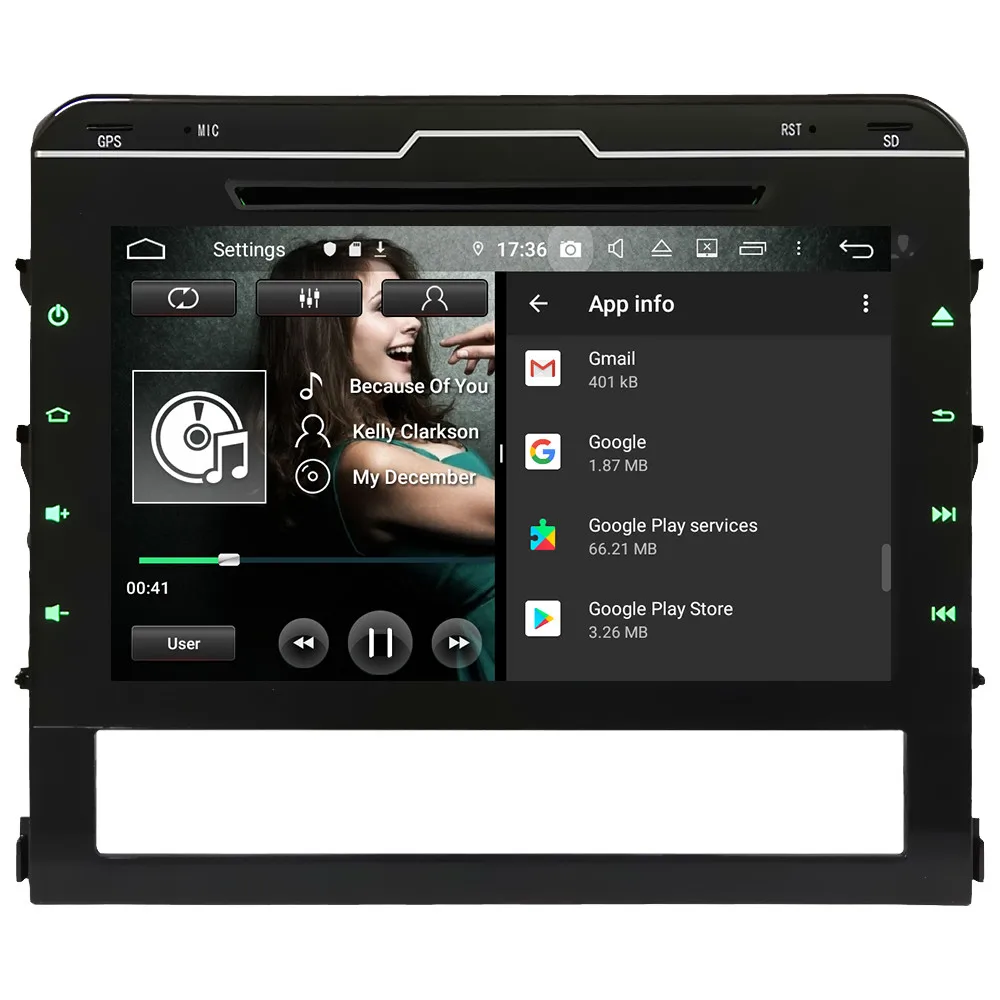 Klyde " ips 4G DSP Android 9 Восьмиядерный 4 Гб ОЗУ 64 Гб ПЗУ автомобильный DVD мультимедийный плеер радио для Toyota Land Cruiser LC200