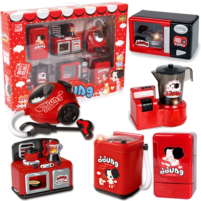 

Ddung Appliances Toy Children Play House Mini Small Kitchen Tableware GIRL'S And BOY'S Kitchen Toy Set