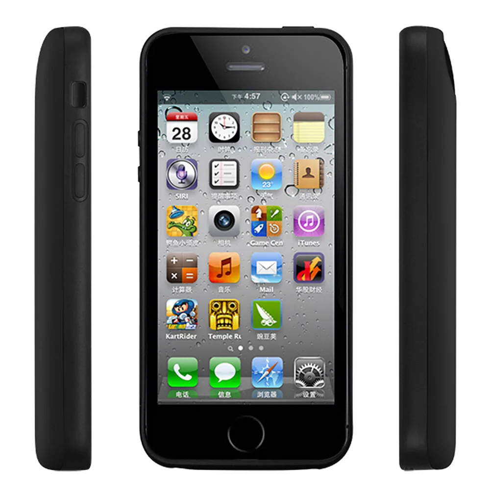 4000 мАч для iphone 5 5S SE, чехол для зарядного устройства, чехол для смартфона, внешний аккумулятор для iphone 5, чехол для аккумулятора