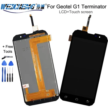 

5.0'' For Geotel G1 LCD Display+Touch Screen Digitizer Parts for Geotel G1 Terminator LCD Screen Glass Panel Sensor With Tools