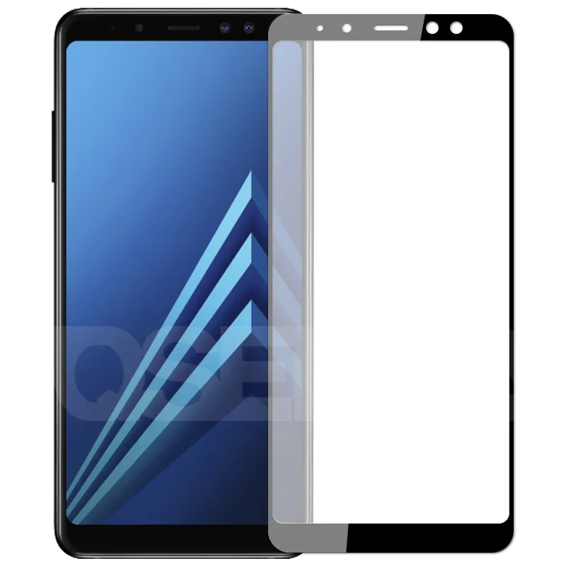 9D Защитное стекло для samsung A5 A7 A3 закаленное стекло для samsung A6 A8 Plus A9 Защитная пленка для экрана