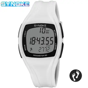 

SYNOKE Men Pedometer G Pedometer Chronograph Watches G LED Shock Waterproof SHOCK Digital Sport Watch Male Clock Wristwacth