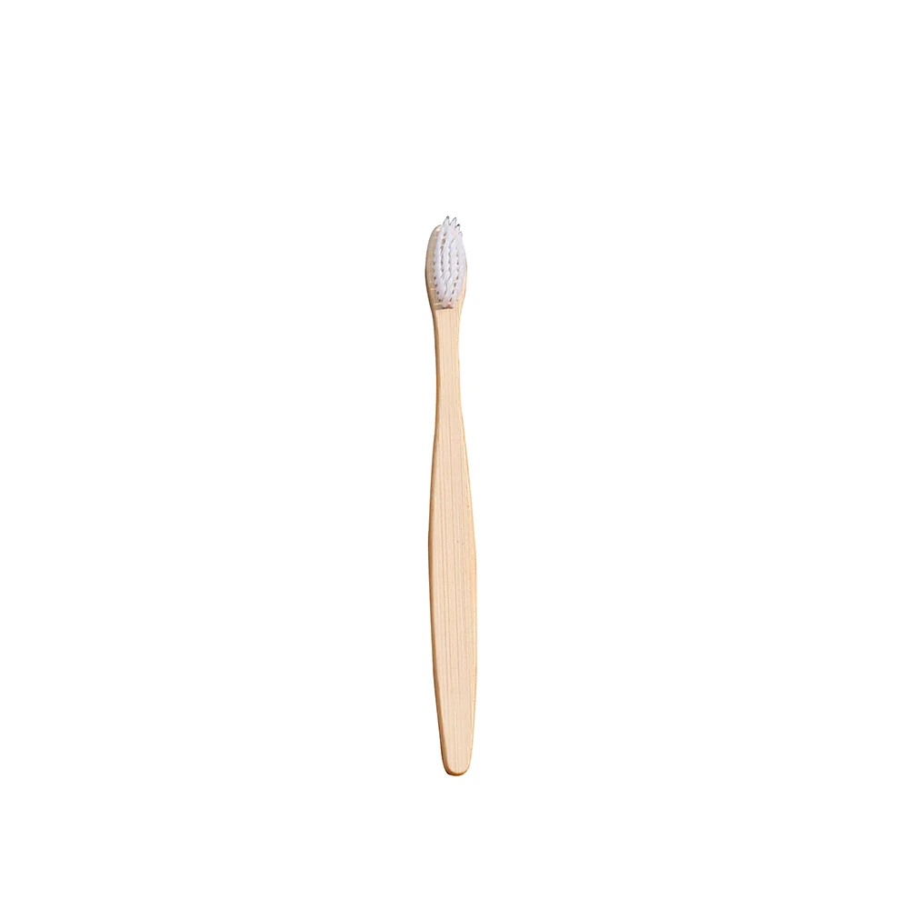 10 шт для взрослых детей мягкая Жесткая Щетина зубная щетка ручка Экологичная деревянная зубная щетка для ухода за полостью рта цветная зубная щетка#752 - Цвет: Белый