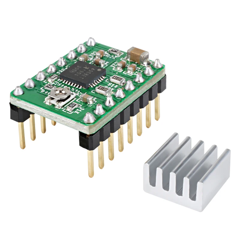 A4988 Драйвер шагового двигателя с радиатором 3d принтер части StepStick Перевозчик Reprap RAMPS 1,4 1,5 1,6 MKS GEN V1.4 плата