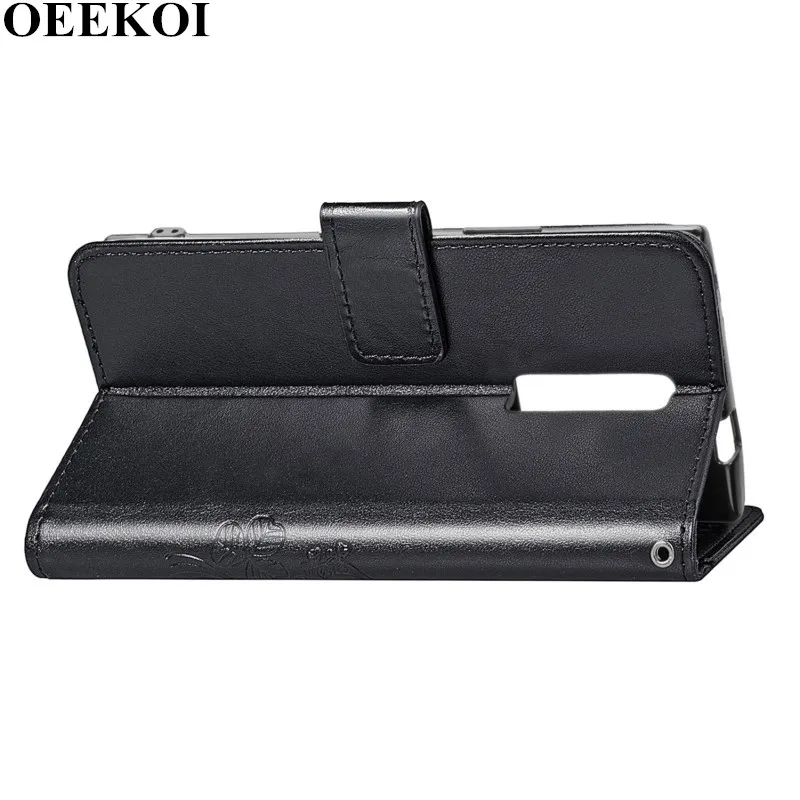 Чехол-книжка OEEKOI с четырехлистным клевером из искусственной кожи для Kyocera Torque G04/Qua phone QZ KYV44/Basio 3 KYV43/Urbano V04