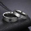 ECG couple ring ECG men's ring simple ladies ring jewelry stainless steel ring Valentine's Day commemorative gift ► Photo 2/6