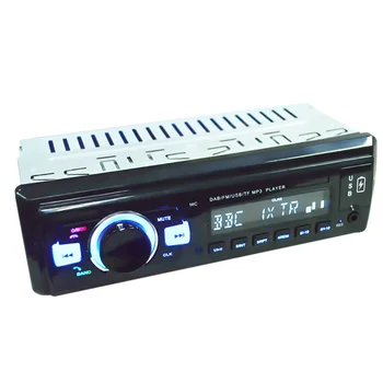 

Auto Universal Car Stereo Iron FM Receiver Bluetooth Single Din CD Tuner Music DAB Digital Radio Dual USB Ports Support TF Card