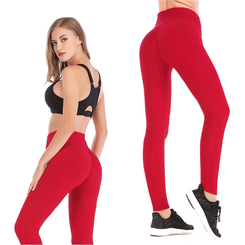 

Leggings Women High Elastic Fitness Sport Leggings Pants Slim Running Sportswear Slimming Solid Color Trousers