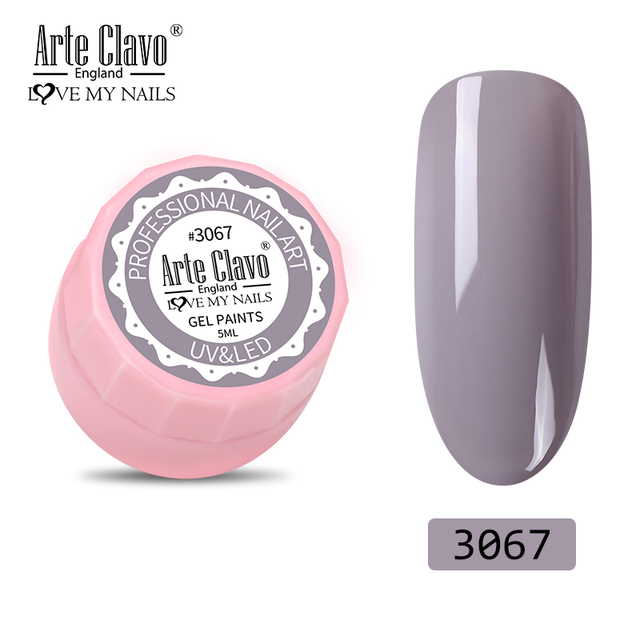 Clavo 5ML Painting Gel Nail Polish 72 Colors Gel Varnish Set For Manicure Top Base Coat Hybird Design of Nail Art Lacquer