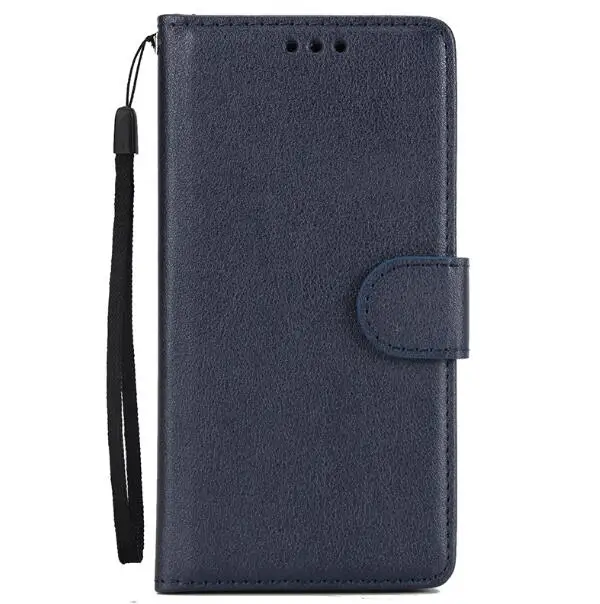 Dark Blue Кожаный чехол-бумажник с держателем для LG K4 K8 K10 бизнес откидная крышка для LG K4 K8 K10 Аксессуары для мобильных телефонов черного и золотого цвета - Цвет: Dark Blue