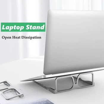 

Laptop Stand 16 inch Aluminum Alloy Laptop Holder Hollow Standing Desk For Macbook Pro Suporte Notebook Foldable Desk Holder New