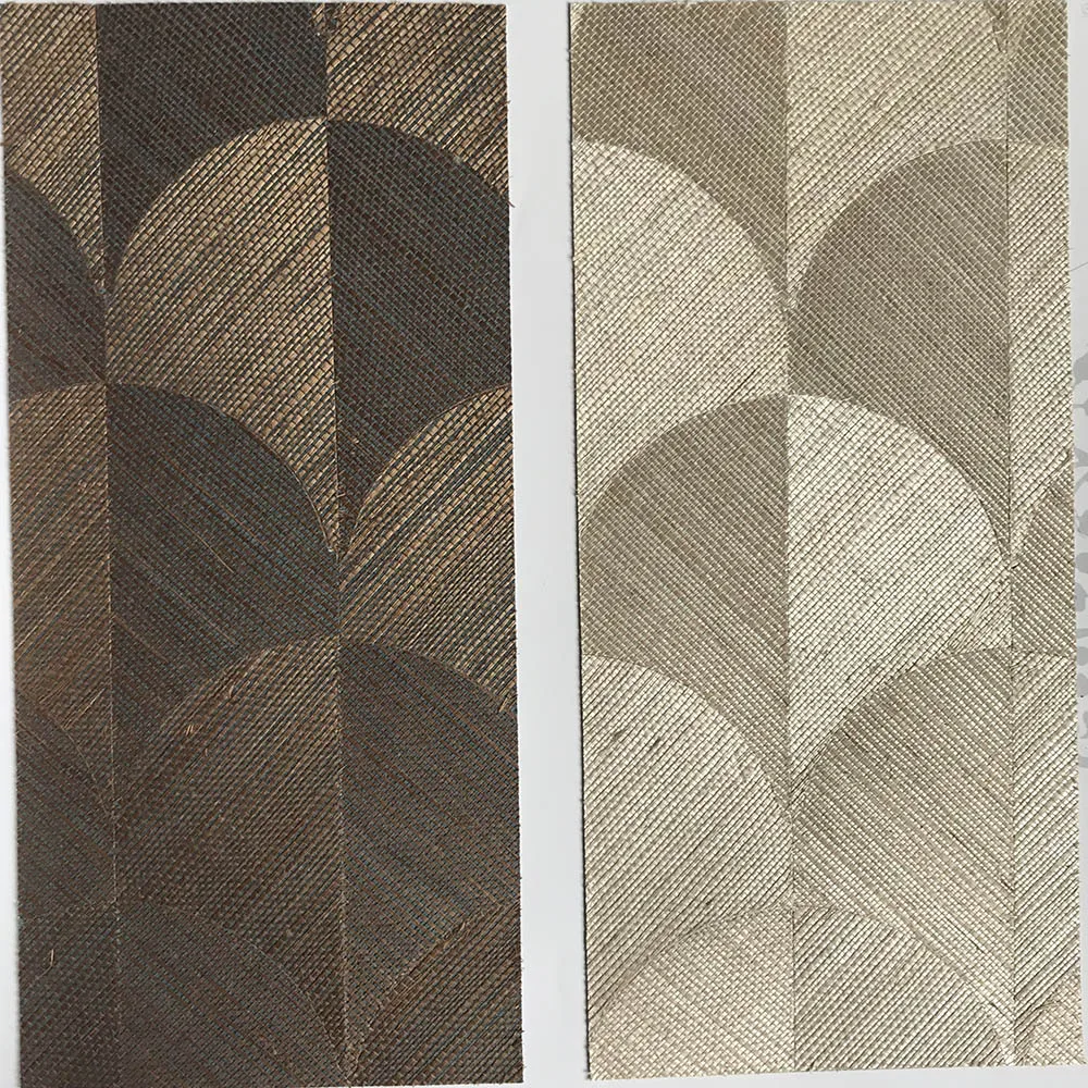 MY WIND Wood veener Hand made wallpaper Sisal Ginger Root  Cloudburst Colorful Wholesale Wall Paper Home Decor Wallpaper