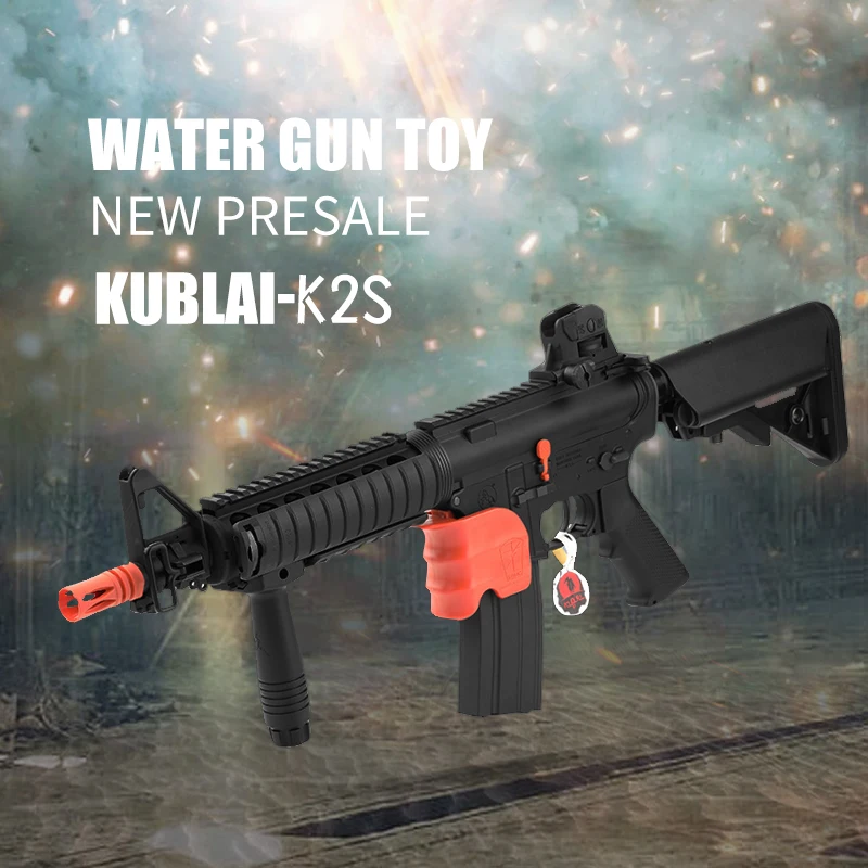 Водяной пулевой пистолет K2S игрушечный пистолет для наружного зажима для стрельбы GamesToys для любителей оружия подарок