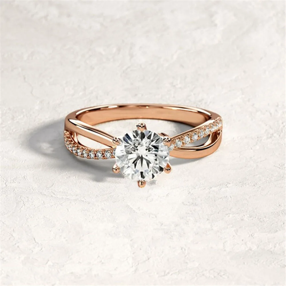Women Jewelry Ring Crystal Rhinestones Ring Women Accessories Bride Wedding Party Gift Engagement Rings fashion rings