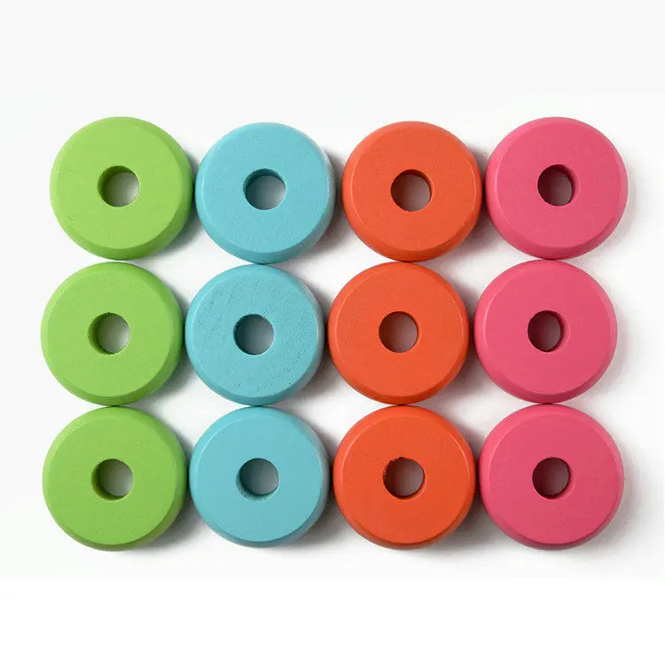 Сбалансированная Радужная башня Детские деревянные игрушки обучающие