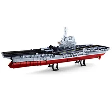Navy Battle Ship Aircrafted Carrier Compatible Legoingly ruiser Military Submarine Destroyer Warship Model Building Block Toy wenhsin assembling model warship 1 700 u s a warship navy new york battleship bb34 warship 06711