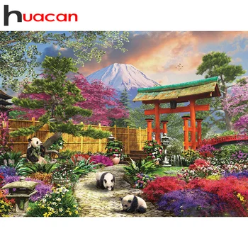 

Huacan 5D Diamond Painting Full Square/Round Landscape DIY Diamonds Embroidery Kits Decorations Home