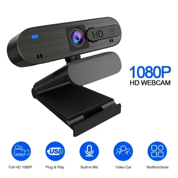 

Notebook Computer Web Camera 1080P HD Laptop Live Broadcast Webcam w/ Microphone for Office Caring Computer Supplies