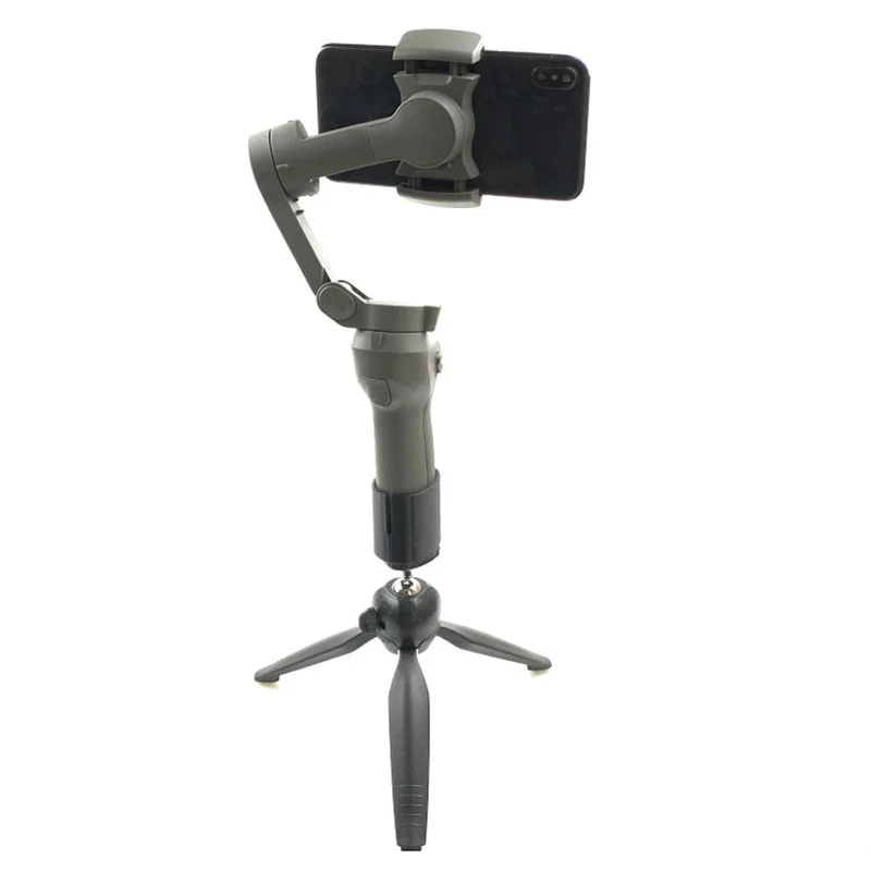 Дешево для DJI Osmo Mobile 3 профессиональный мини портативный удобный стабилизатор штатива Выдвижной Штатив со стационарным держателем головы