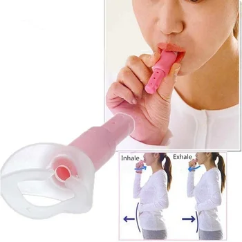 

5 Minutes Face Lift Tools Fat Burner Abdominal Breathing Trainer Slimming Body Waist Increase Lung Capacity for Weight Loss