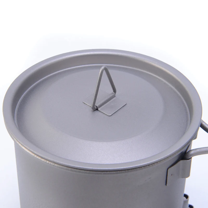 Titanium Water Cup 400ml Mug with Folding Handles for Outdoor Picnic Camping G66