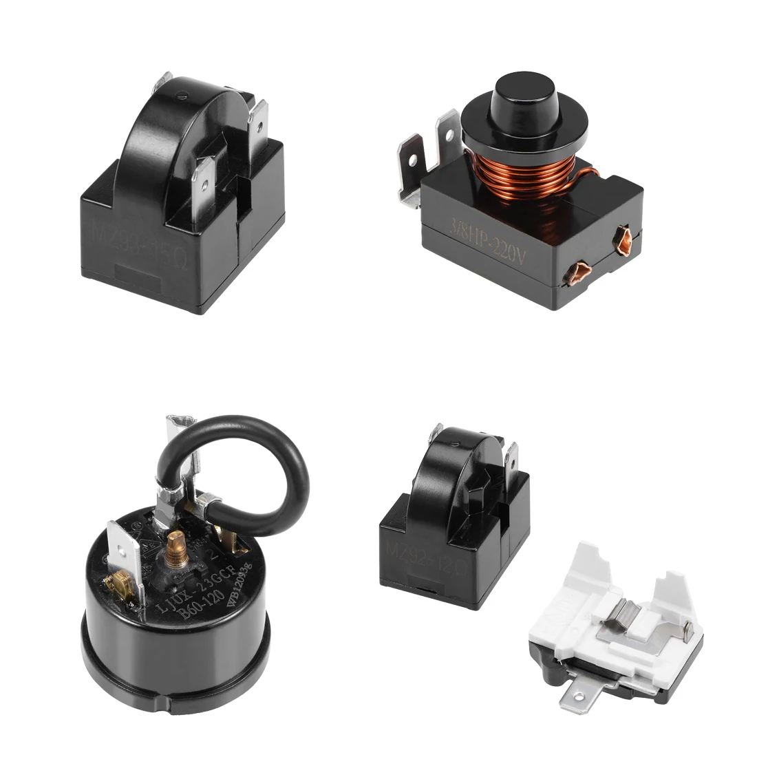 

uxcell Refrigerator Thermal Overload Protector Compressor Replacement Part Low Profile and Light Weight