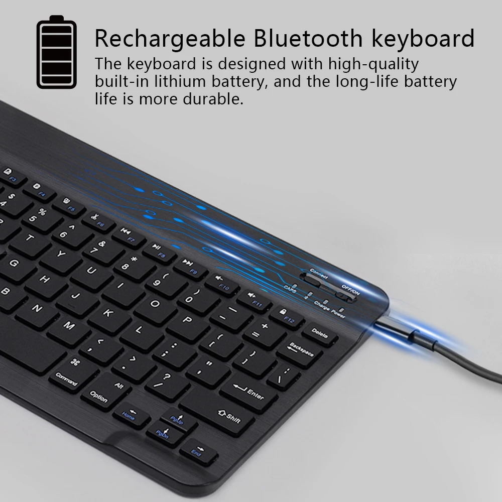 Планшет портативный мини беспроводная Bluetooth клавиатура для samsung huawei xiaomi iPad планшет с IOS Android система телефон Универсальный