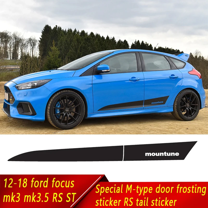 

Наклейка на двери, M-образная, для ford focus mk3 3,5 RS ST, 12-18
