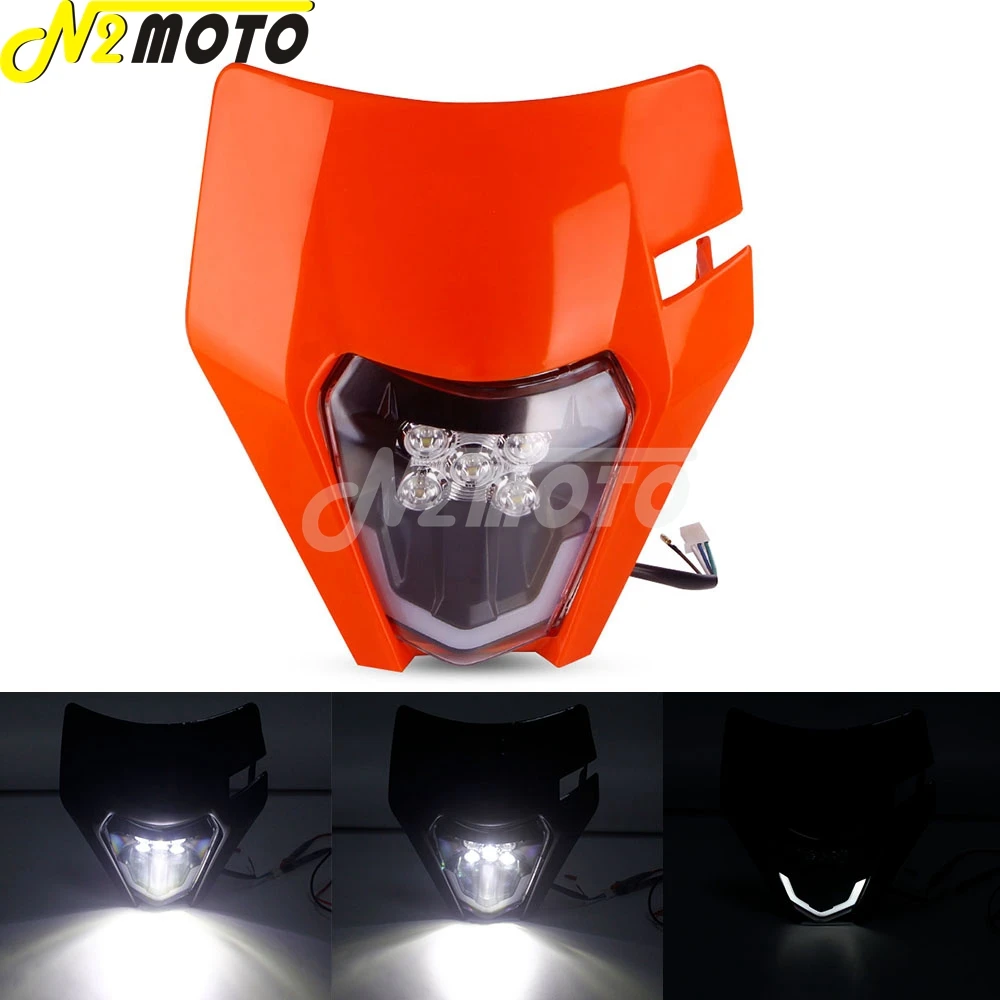 KTM EXC ヘッドライト 新品 78114001000 KTM EXC EXC-F Headlight Replacement Replica 78114001000