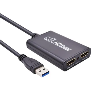

HDMI To USB 3.0 Video Capture Card 1080P HD Recorder Game/Video Live Streaming