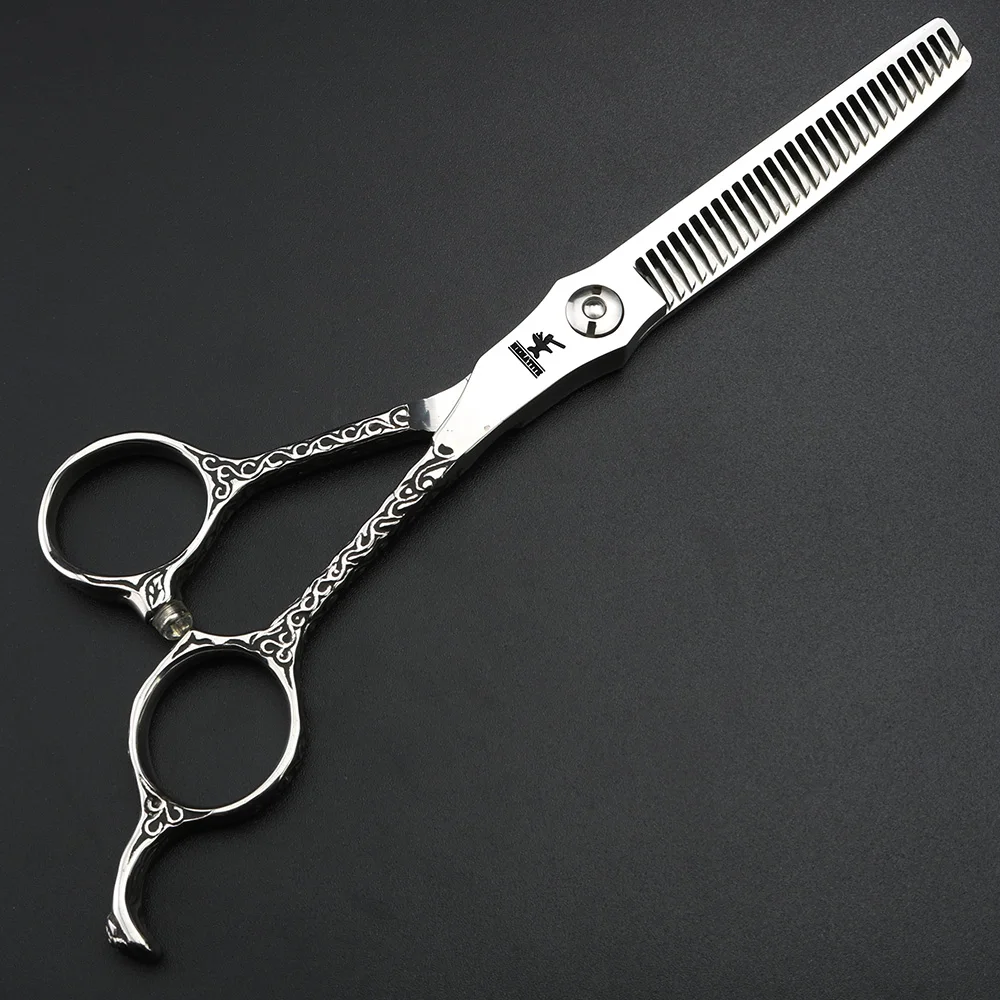 6 дюймов профессиональные ножницы для волос Япония 440C ножницы для резки и филировочные ножницы набор парикмахерских ножниц