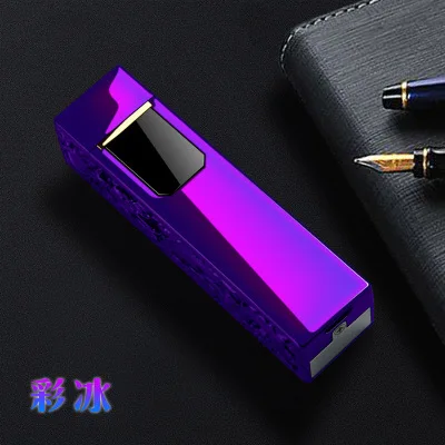 Вырезка искусство USB Зажигалка водонепроницаемый перезаряжаемый камуфляж плазменная Зажигалка для наружного кемпинга спорта сигарета курительная зажигалка