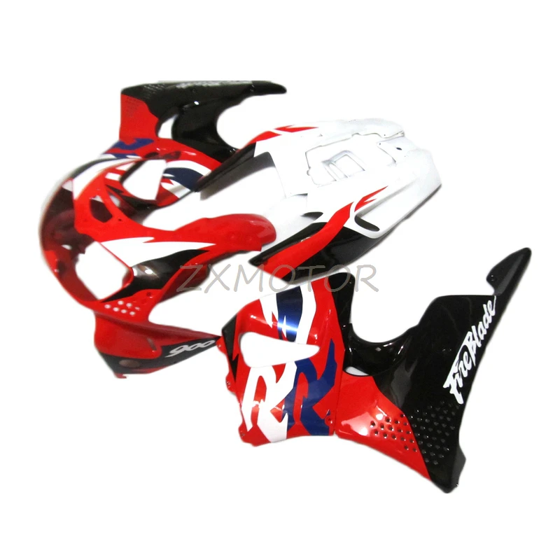 

Бесплатный пользовательский обтекатель для Honda CBR900RR 96 97 Новый ABS пластик cbr 893rr 1996 1997 красный белый обтекатель кузова Комплект CBR893 yu41