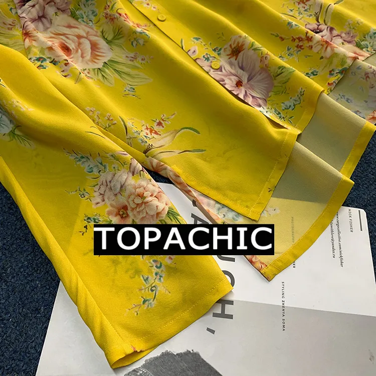 12,25 женская новая Шелковая Модная рубашка со стоячим воротником и длинным рукавом с принтом на молнии Элегантная блузка