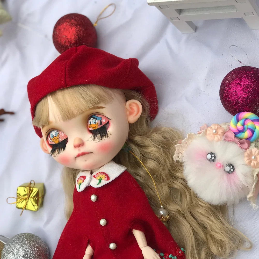 1/6 blyth кукла игрушка bjd совместное тело белая с кожей макияж 19 суставов тела лицо