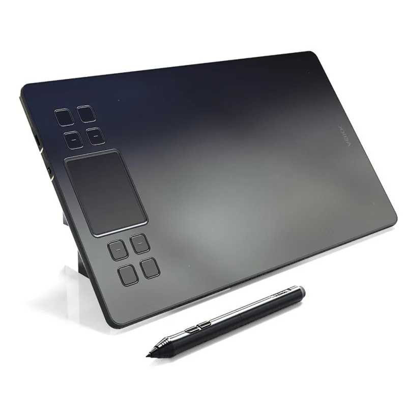 

Graphics Drawing Tablet 8192 Level Drawing Board Battery-Free Pen 10x6inch Active Area In 5080 LPI Resolution For Windows/Mac OS