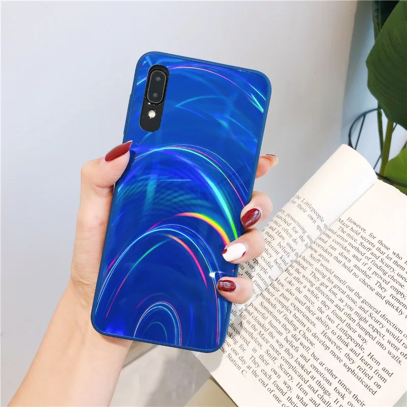 13 3D алмаз Призма голографический лазер чехол для samsung A10 A20 A30 A50 A70 M10 M20 A7 A9 S10 Plus Note 10 мягкий край чехол для телефона - Цвет: 13