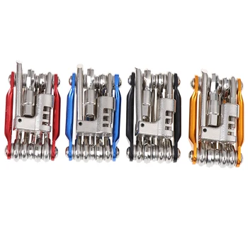 

11 in 1 Bike Bicycle Multi Repair Tool Set Kit Hex Spoke Cycle Screwdriver Tool Wrench Mountain Cycle Tool Sets