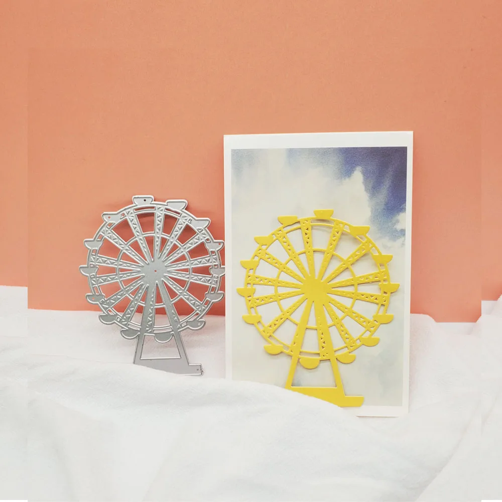 

Metal Templates Ferris Wheel Cutting Dies for Card Making Photo Album Mold Scrapbooking Dies