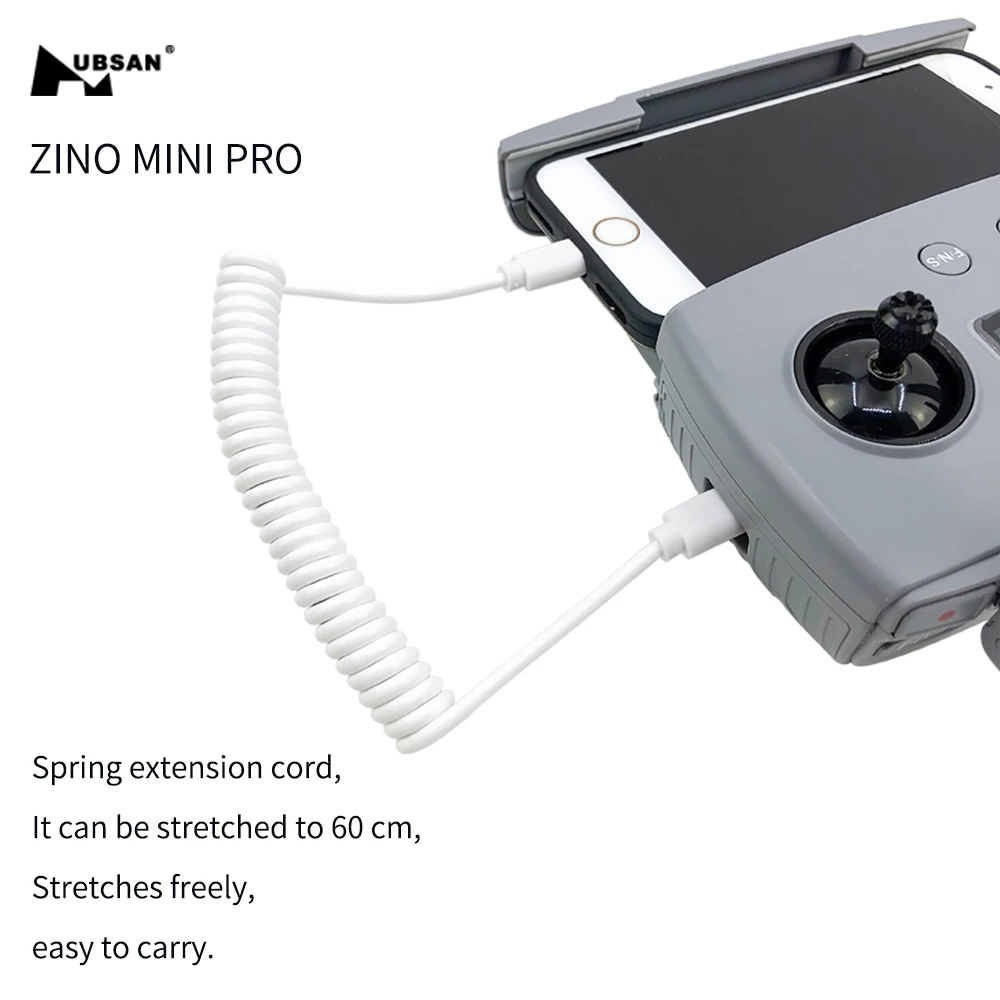 Harbson ZINO MINI PRO drone accessory remote control connects to mobile phone or flat spring adapter cable data line series | Игрушки и