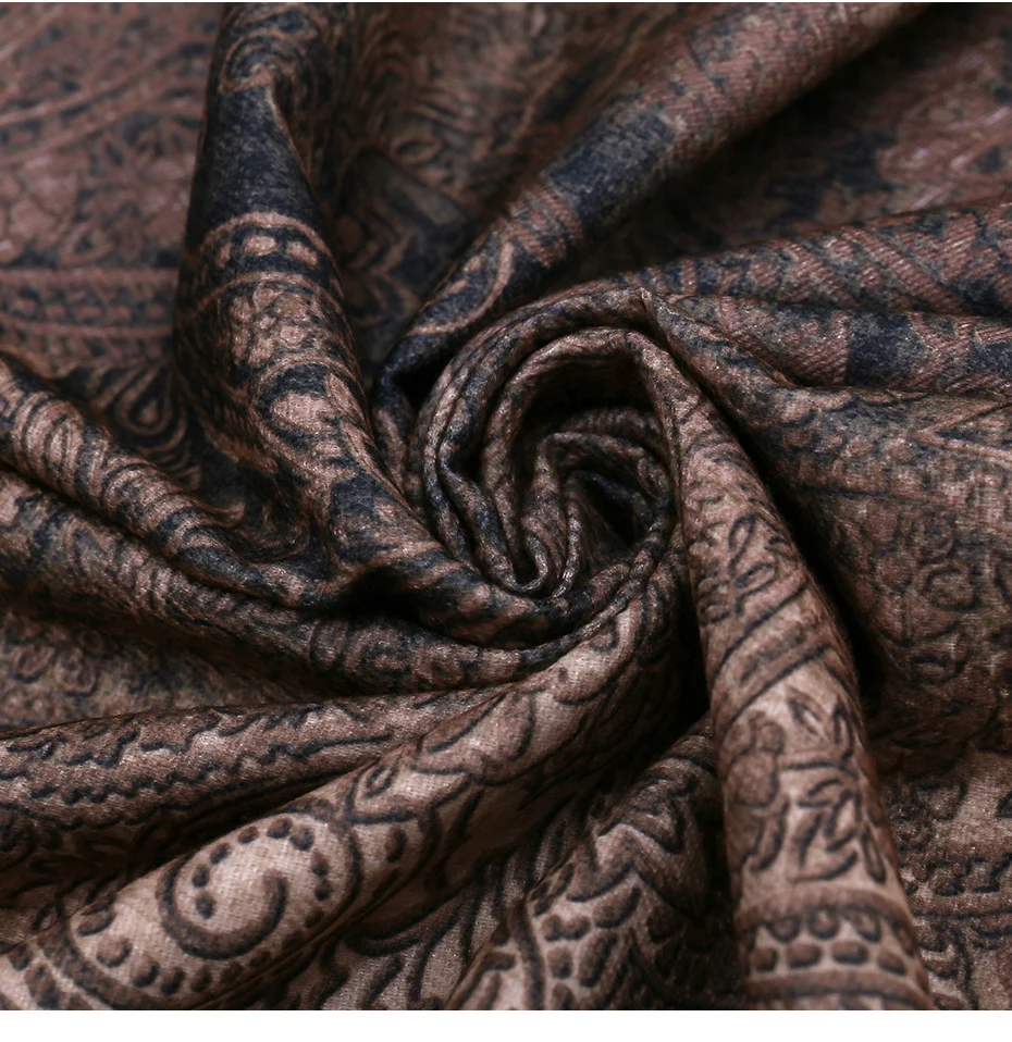 Зимний шарф кашемировый шарф женский Пашмина шаль шарфы теплая шерстяная Бандана шаль женский платок женский хиджаб пончо для дам