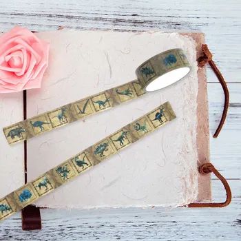 

Dinosaur Washi Tape Hand Account Paper Tape Album Diary Decoration DIY Colorful Tape Stationery Adhesive Paper