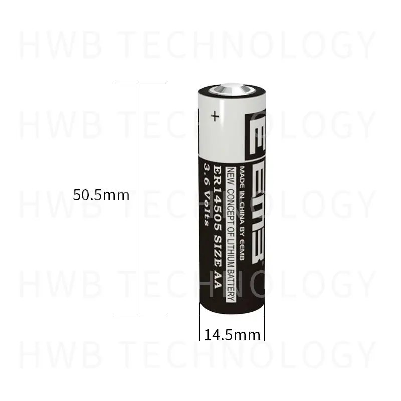 1 шт. EEMB ER14505 AA 3,6 В 2400 мАч литиевая батарея абсолютно, катающийся стержень литиевая батарея инструмент ПЛК батарея