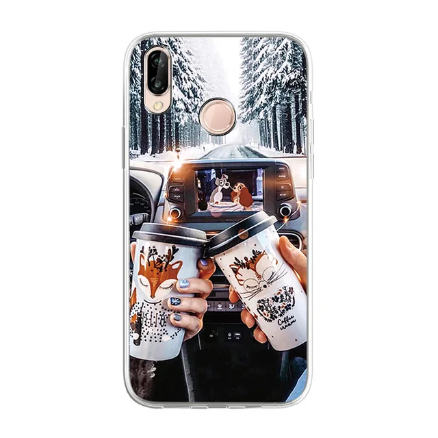 Case For Huawei P20 Lite Case For Huawei P20 Pro Cover Cases On HuaweiP20 Lite P 20 Pro P 20 Nova 5i Soft TPU Phone Cover Fundas E030